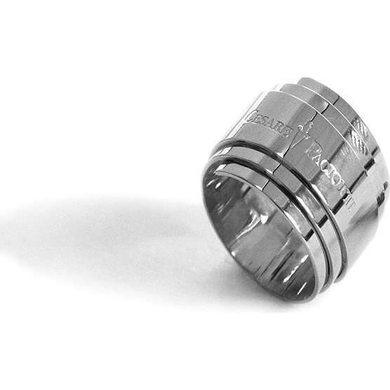 Anello Cesare Paciotti Uomo in Acciaio JPAN0022B-26 - JPAN0022-28